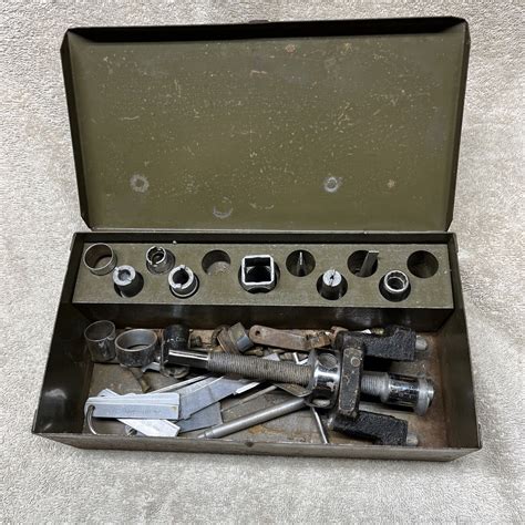 Vintage Carter Carburetor Tool Kit with Vintage Tools & Metal 